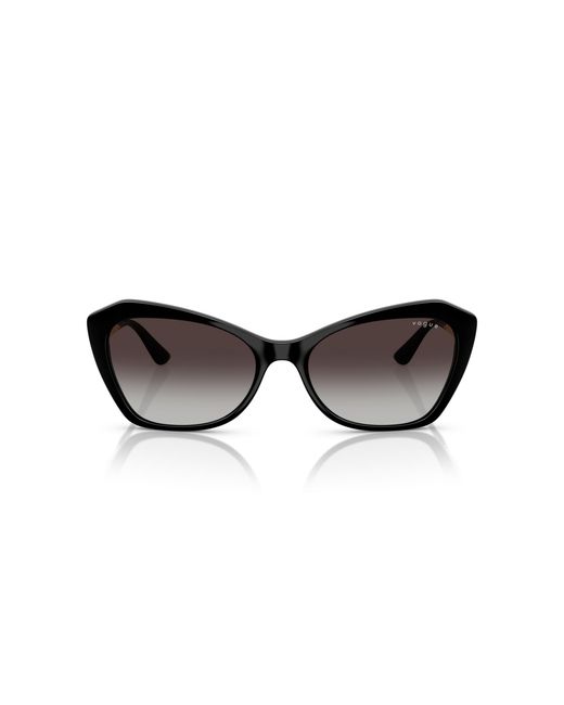 Vogue Eyewear Black Vo5626S W44/8G Sunglasses Nylon Geometric Normal Shaded