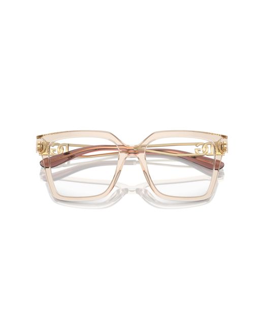Dolce & Gabbana Black Dg3376B 3432 Optical Frames Acetate Transparent Squared Normal