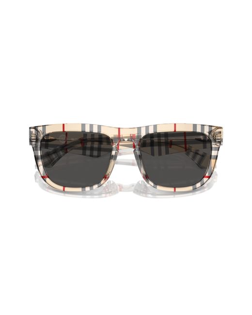 Burberry Black Be4431U 412287 Sunglasses Acetate Squared Normal for men