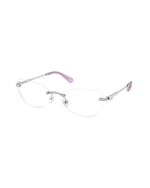 Swarovski Black Sk1031 4001 Optical Frames Metal Geometric Normal
