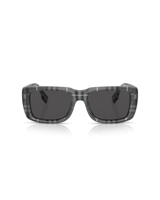 Burberry Black Be4376U 380487 Sunglasses Plastic Squared for men