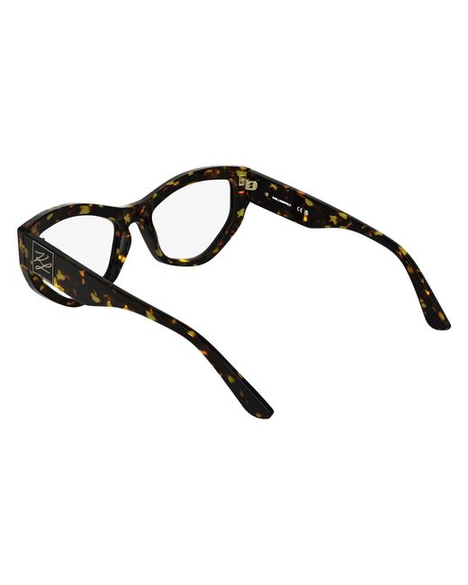 Karl Lagerfeld Black Kl6211 242 Optical Frames Acetate Cat Eye Normal