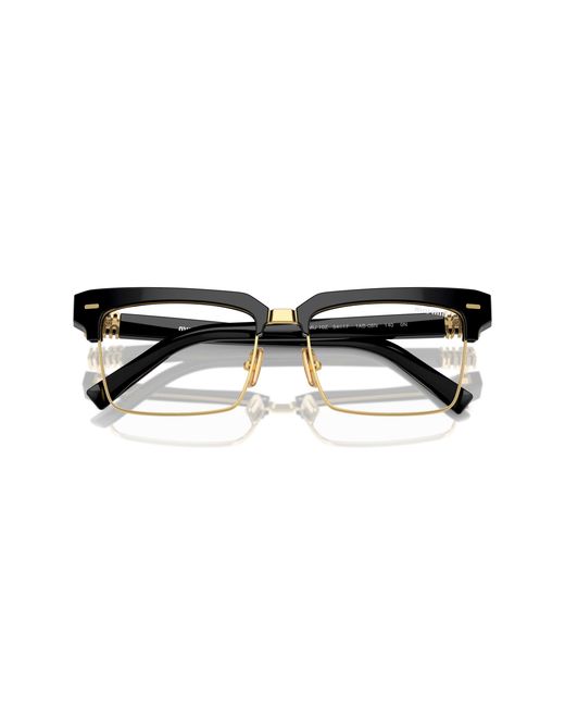 Miu Miu Black Mu 10Zs 1Ab08N Sunglasses Acetate Transparent Squared Normal Anti Light