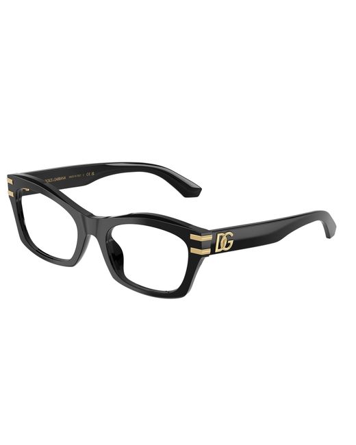 Dolce & Gabbana Black Dg3420 501 Optical Frames Acetate Transparent Butterfly Normal