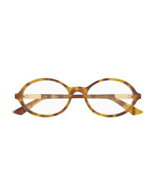 Chloé Black Ch0367O 003 Optical Frames Acetate Transparent Round