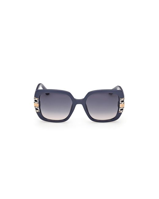 Guess Black Gu00294 90W Sunglasses Injected Squared Normal
