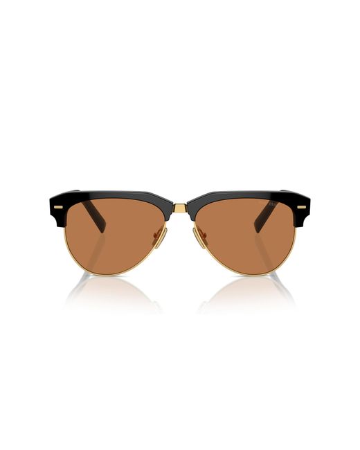 Miu Miu Black Mu 09Zs 1Ab2Z1 Sunglasses Acetate Pilot Normal