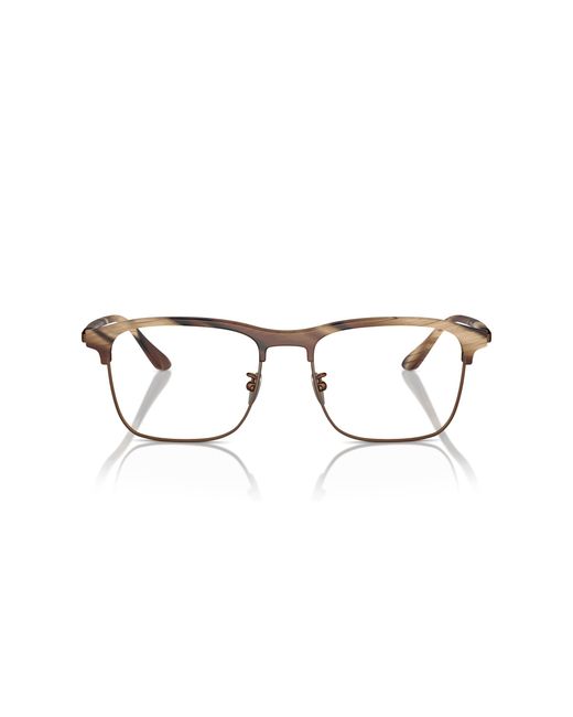 Giorgio Armani Black Ar7262 6065 Optical Frames Acetate Squared Normal for men