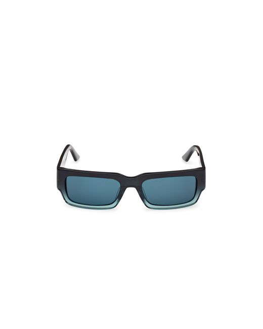 Gcds Blue Gd0068 89N Sunglasses Acetate Squared Normal