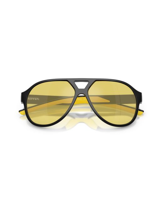 FERRARI SCUDERIA Black Fz6014U 501/V9 Sunglasses Injected Pilot Normal