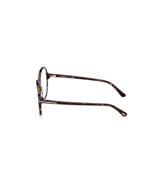 Tom Ford Black Ft6090-B 052 Optical Frames Acetate Round Normal