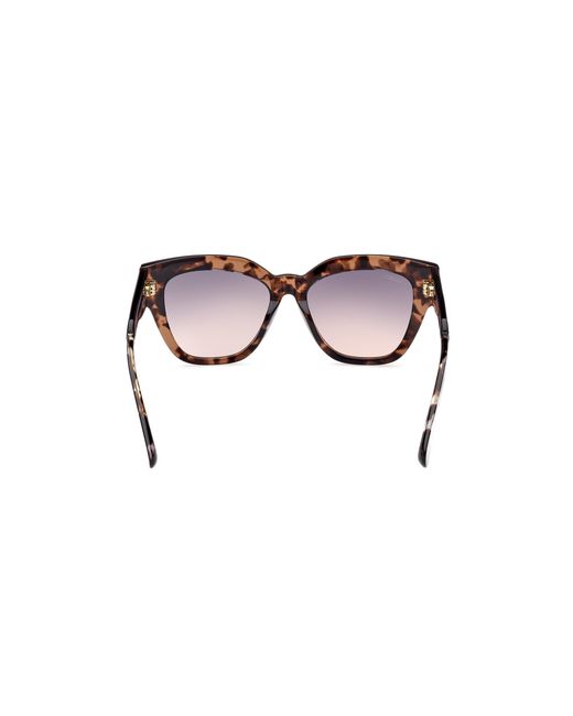MAX&Co. Black Mo0059 56B Sunglasses Acetate Smoke Squared Normal
