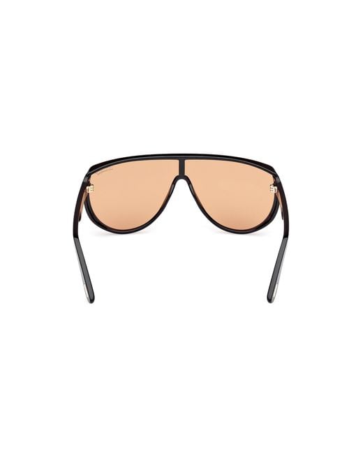 Tom Ford Black Ft1182 Achilles 01E Sunglasses Injected Mask Photochromatic for men