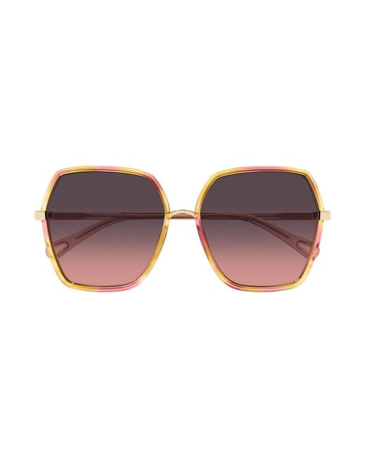 Chloé Black Ch0262S 003 Sunglasses Bio-Inject Squared