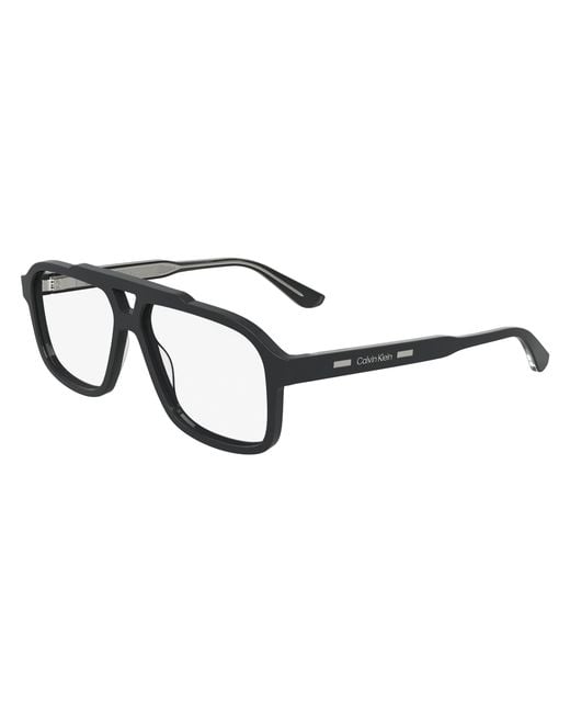 Calvin Klein Black Ck24549Mag-Set 021 Optical Frames Acetate Squared Normal for men