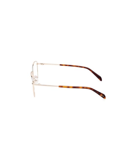 Emilio Pucci Black Ep5243 032 Optical Frames Metal Squared Normal