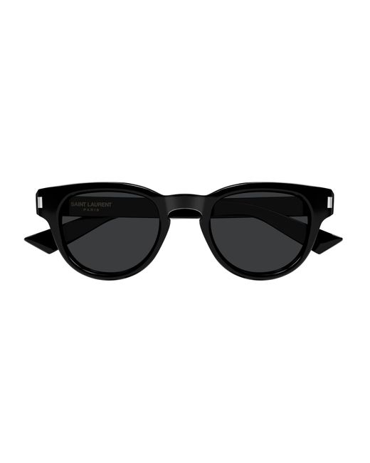 Saint Laurent Black Sl 876 001 Sunglasses Acetate Round for men