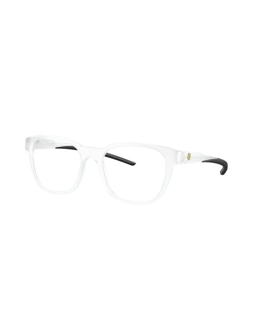 FERRARI SCUDERIA Black Fz8006 505 Optical Frames Injected Squared Normal for men