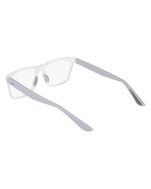 Nike Black 7414 900 Optical Frames Bio-Injected Squared Normal for men