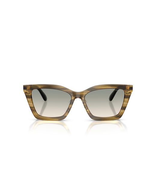 Emporio Armani Black Ea4250U 62672C Sunglasses Acetate Butterfly Normal Shaded