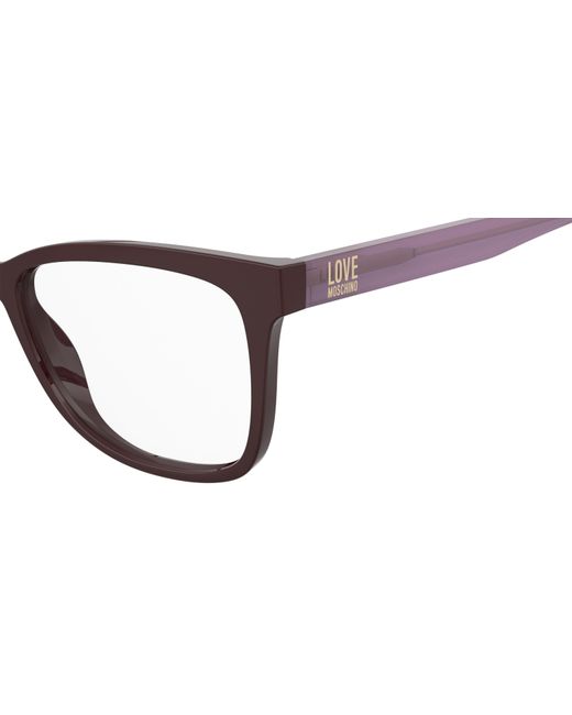 Moschino Black Mol660 0T7 Optical Frames Acetate Squared Normal