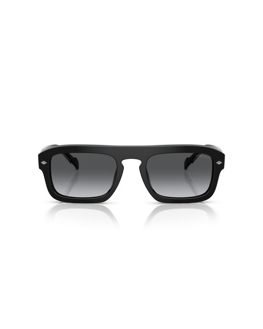 Vogue Eyewear Black Vo5620S W44/T3 Sunglasses Acetate Geometric Polarized Shaded for men