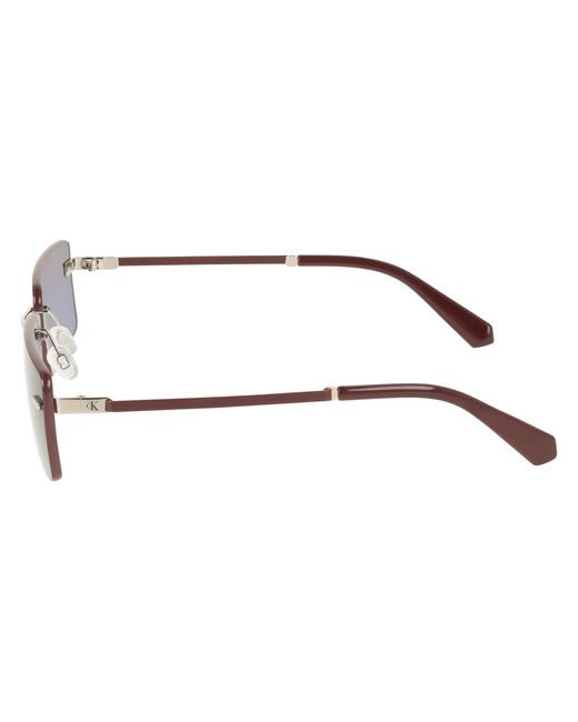 Calvin Klein Black Ckj25206S 046 Sunglasses Metal Squared Normal Shaded for men