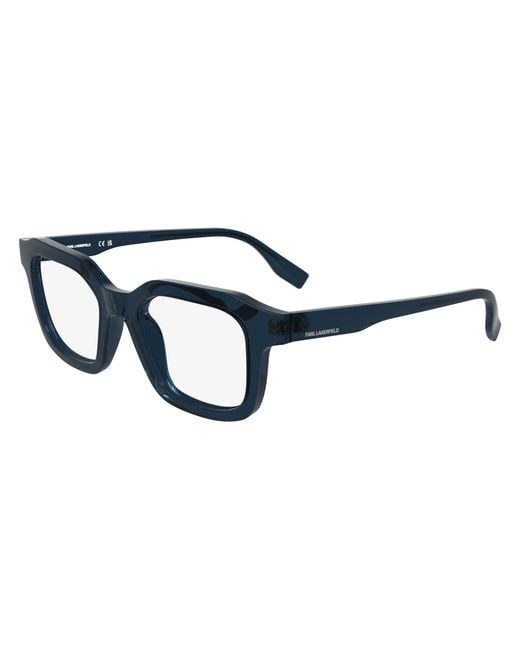 Karl Lagerfeld Black Kl6197 400 Optical Frames Bio-Inject Squared Normal for men