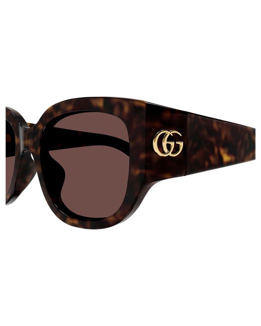 Gucci Black Gg1599Sa 002 Sunglasses Injected Round