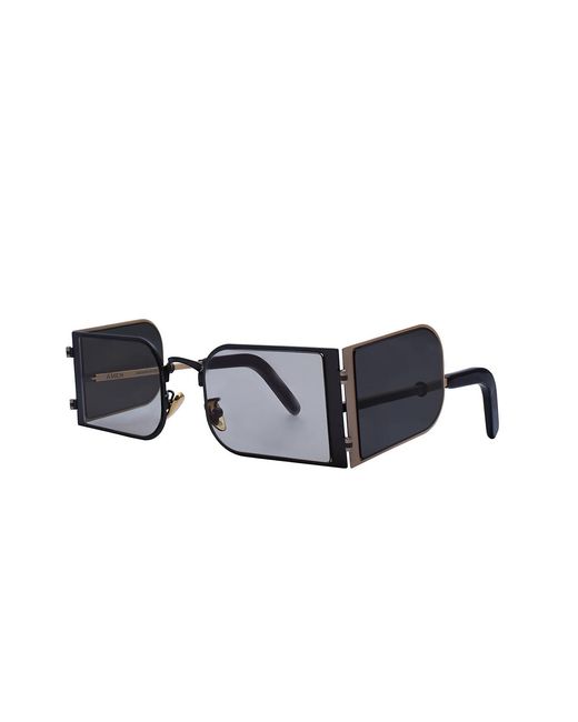 Amen Black Reverse A23S06 Outlet Sunglasses Metal Squared