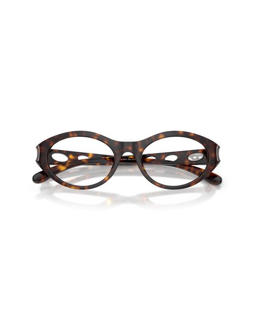 DIESEL Black Dl6002U 2003 Optical Frames Injected Round Normal