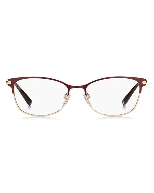 Tommy Hilfiger Black Th 1958 E28 Optical Frames Steel Squared