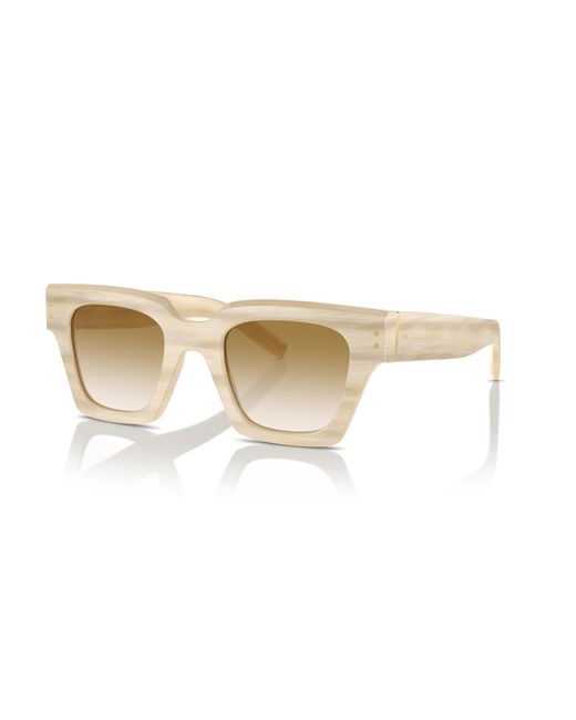 Dolce & Gabbana Black Dg4413 343013 Sunglasses Acetate Squared Normal Shaded for men