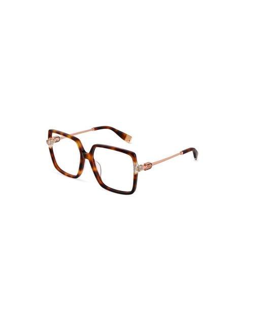 Furla Metallic Vfu872V 752 Optical Frames Acetate Squared