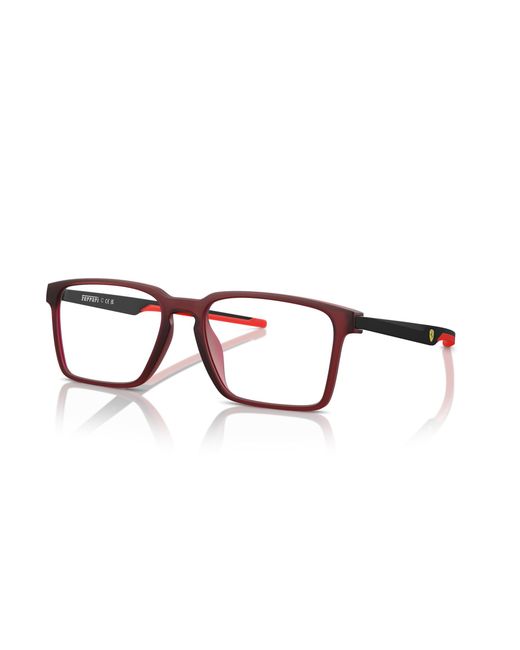 FERRARI SCUDERIA Black Fz8005U 508 Optical Frames Injected Squared Normal for men
