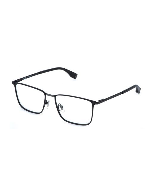 Police Black Vplr64 Grind 6 599 Optical Frames Metal Squared for men