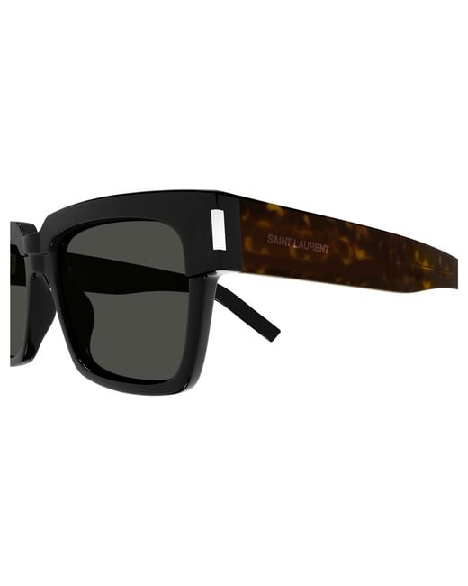 Saint Laurent Black Sl 732 Vadim 002 Sunglasses Acetate Squared for men
