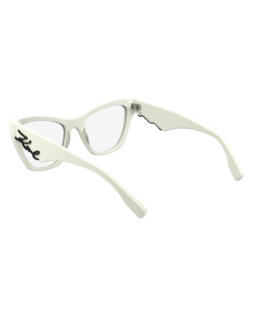 Karl Lagerfeld Black Kl6171 105 Optical Frames Acetate Cat Eye Normal