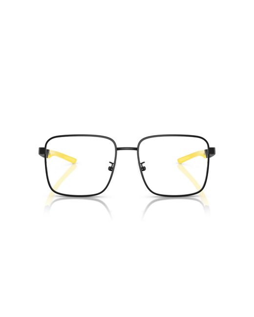 FERRARI SCUDERIA Black Fz7006D 123 Optical Frames Metal Squared Normal for men