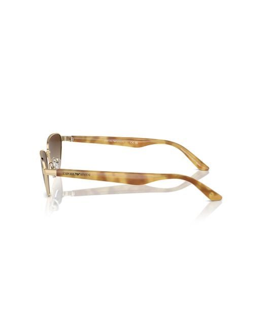 Emporio Armani Black Ea2153 301313 Sunglasses Metal Geometric Normal Shaded