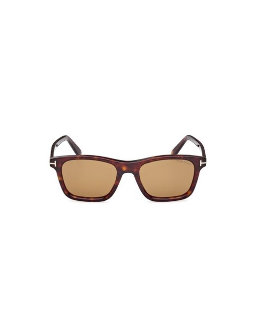 Tom Ford Black Ft1179 Barron 52E Sunglasses Acetate Squared Normal for men