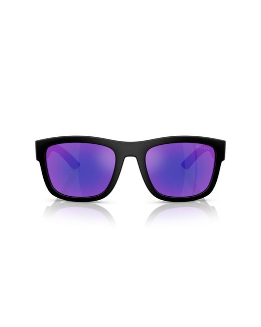 Prada Linea Rossa Black Ps 01Zs 1Bo05U Sunglasses Nylon Pillow Normal for men