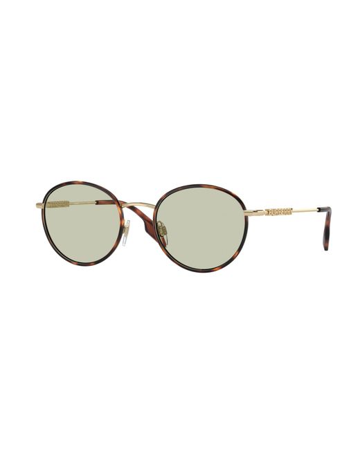 Burberry Black Be3148D 1109/2 Sunglasses Metal Round Normal