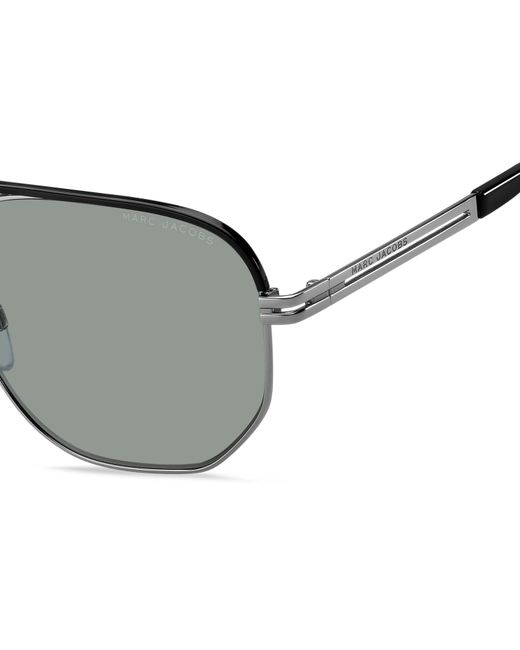 Marc Jacobs Black Marc 469/S 85K/Qt Sunglasses Metal Squared Normal for men