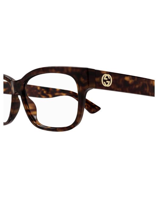 Gucci Black Gg1341O 002 Optical Frames Plastic Squared