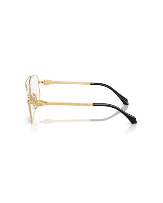 Versace Black Ve1307 1002 Optical Frames Metal Pilot Normal for men