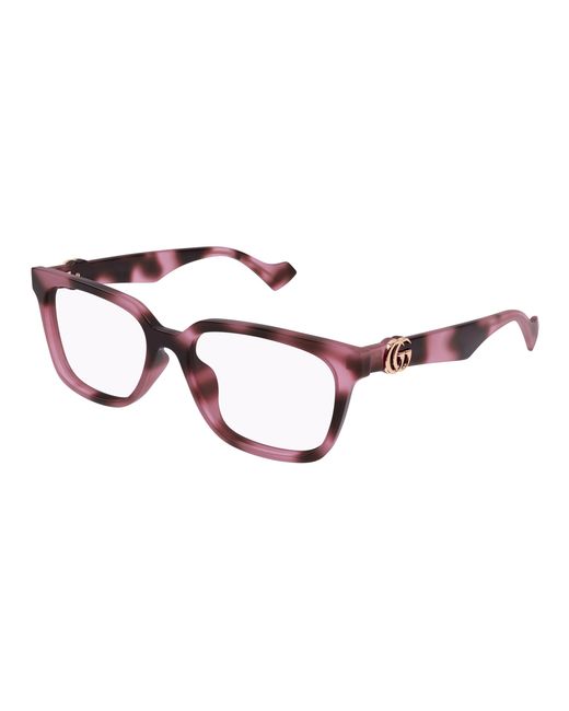 Gucci Black Gg1537Ok 004 Optical Frames Injected Transparent Squared
