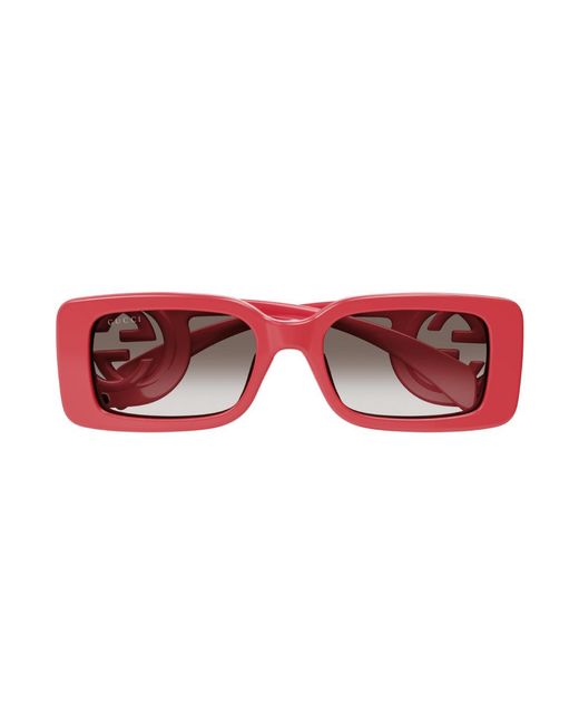 Gucci Gg1325S 005 Sunglasses Plastic Squared Shaded