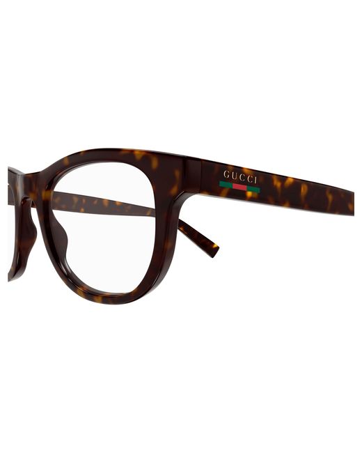 Gucci Black Gg1929O 002 Optical Frames Injected Transparent Squared for men