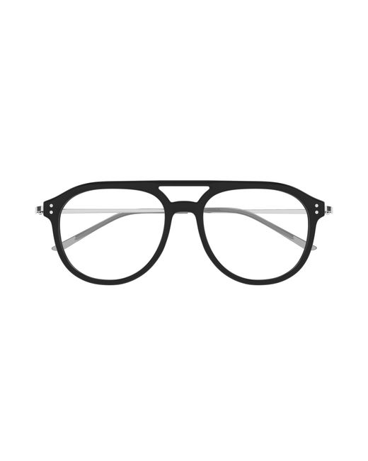 Gucci Black Gg1708O 002 Optical Frames Acetate Transparent Pilot for men